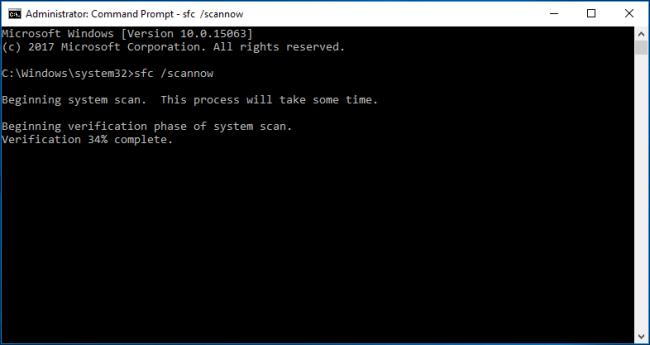 sfc scannow command line
