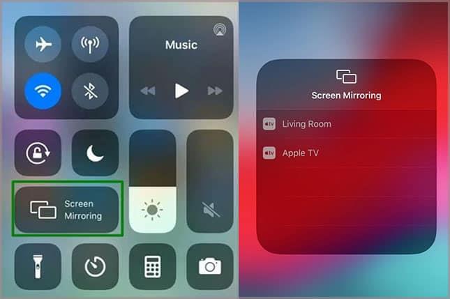 O espelhamento de tela