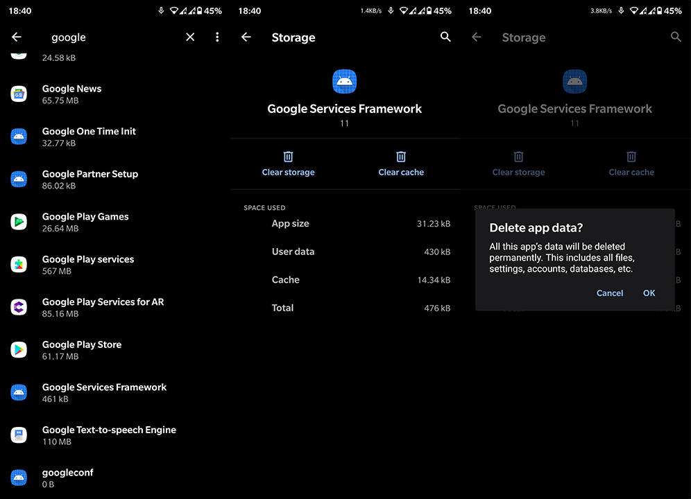 Исправлено: службы Google Play продолжают останавливаться