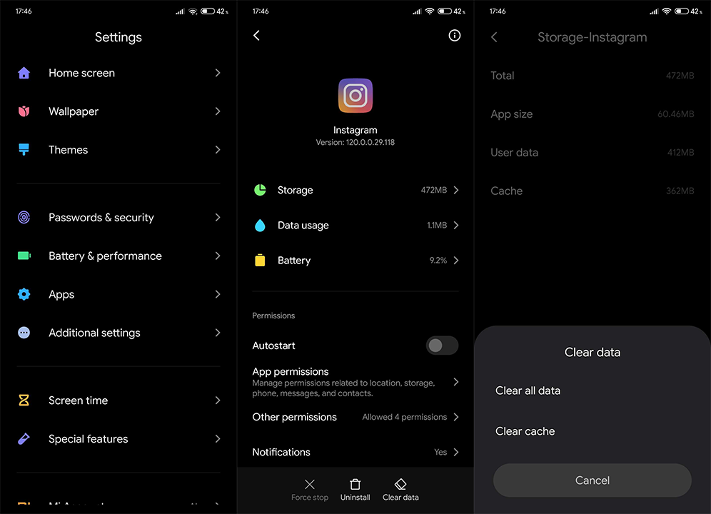 Não consegue acessar a câmera no Instagram?  Experimente estas correções