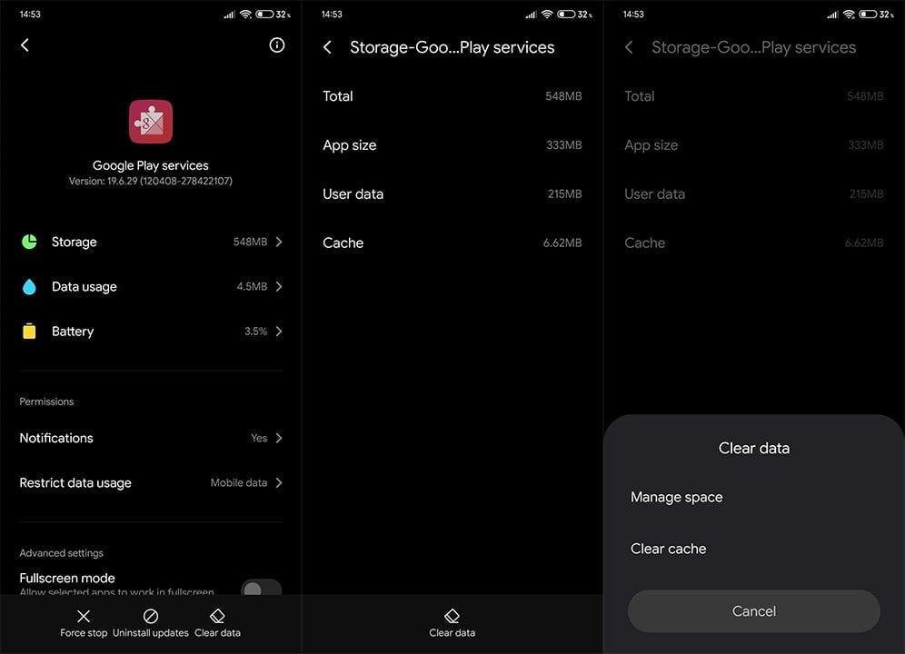 Исправлено: службы Google Play продолжают останавливаться