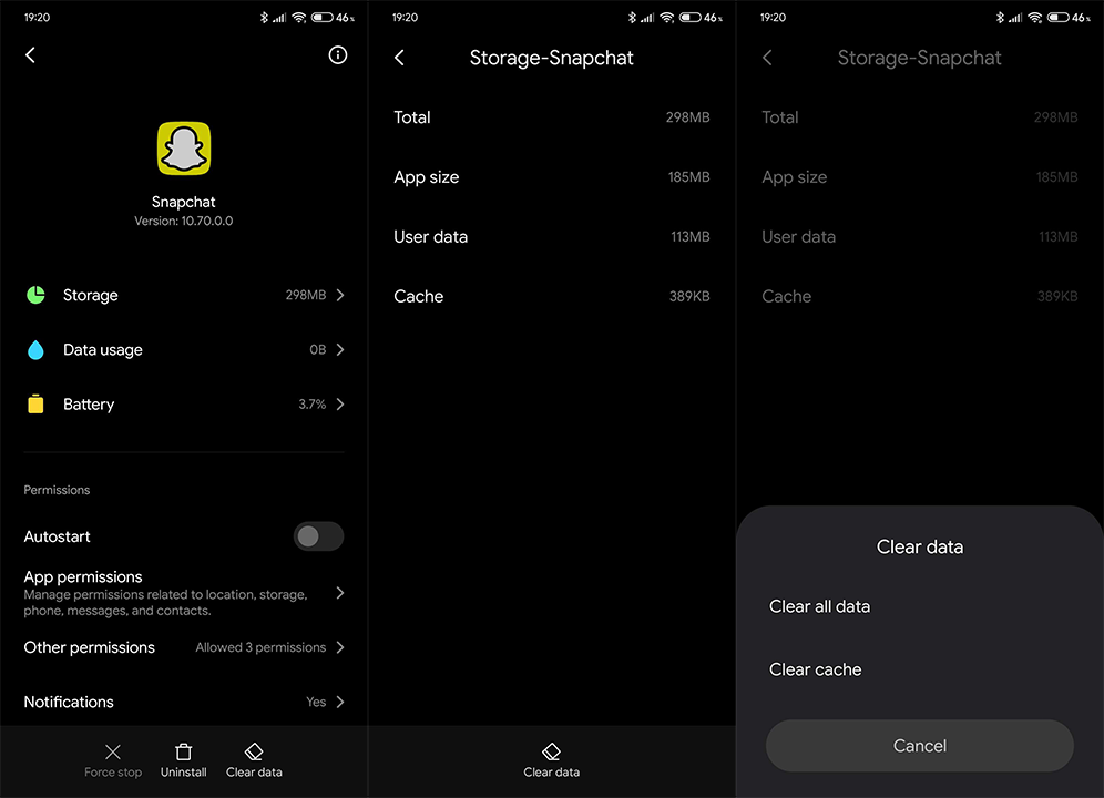 Solución: Snapchat tartamudea, se retrasa y se bloquea en Android