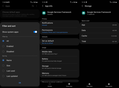 Исправлено: Google Services Framework продолжает останавливаться