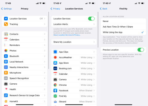 Fix: „Meinen Standort teilen nicht verfügbar“-Fehler auf dem iPhone