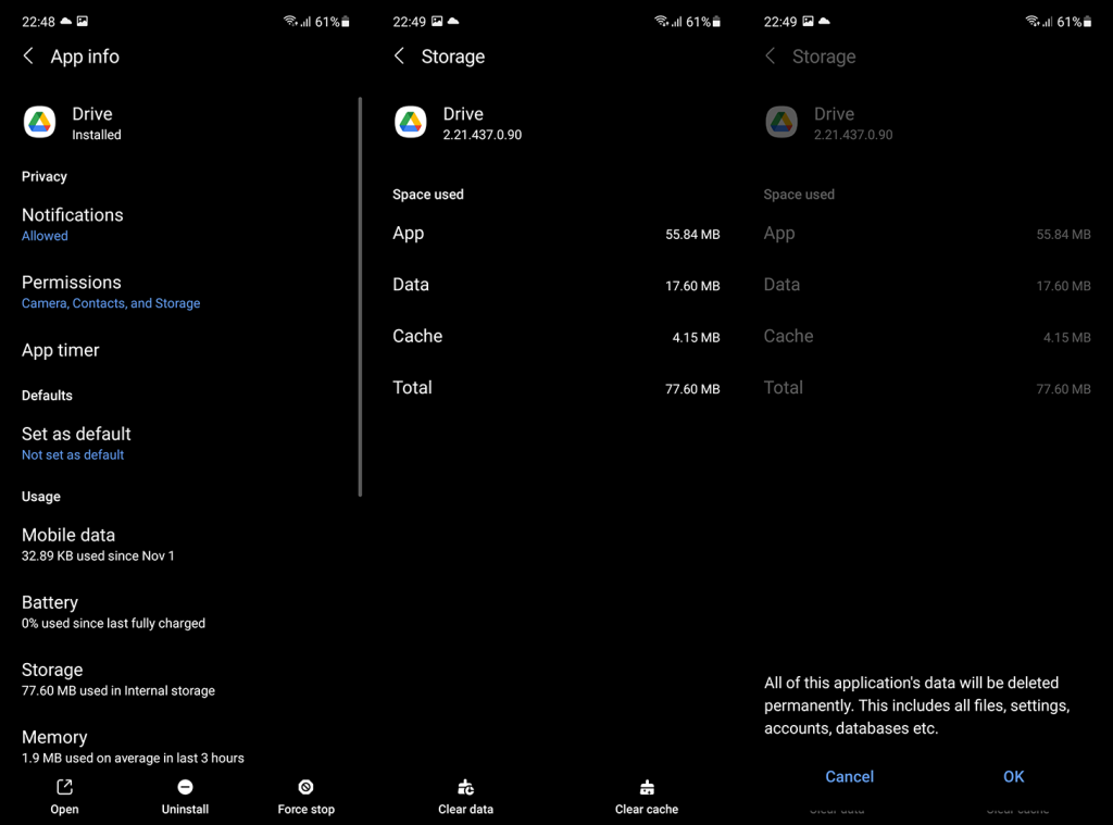 Исправлено: Google Диск не синхронизируется в Android