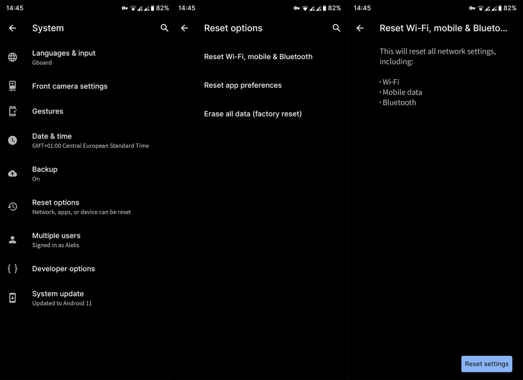 Как исправить Мобильная сеть недоступна на Android