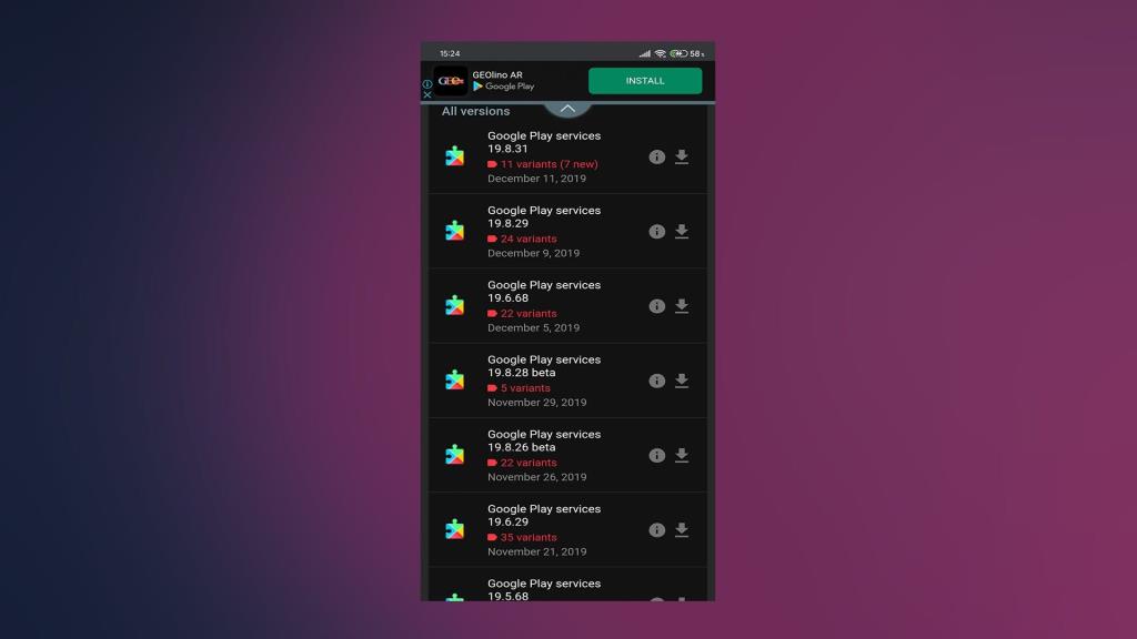 Исправлено: службы Google Play продолжают останавливаться