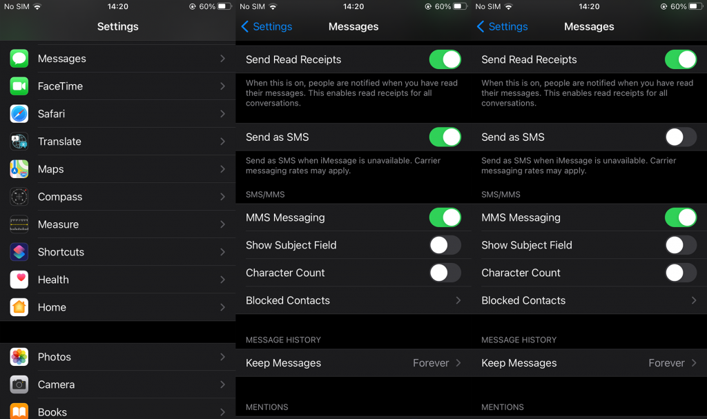 iMessage mesajlarım neden yeşil?  işte cevap