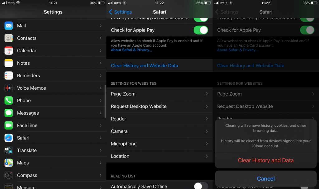 Как очистить кеш Safari и файлы cookie на iPhone или iPad