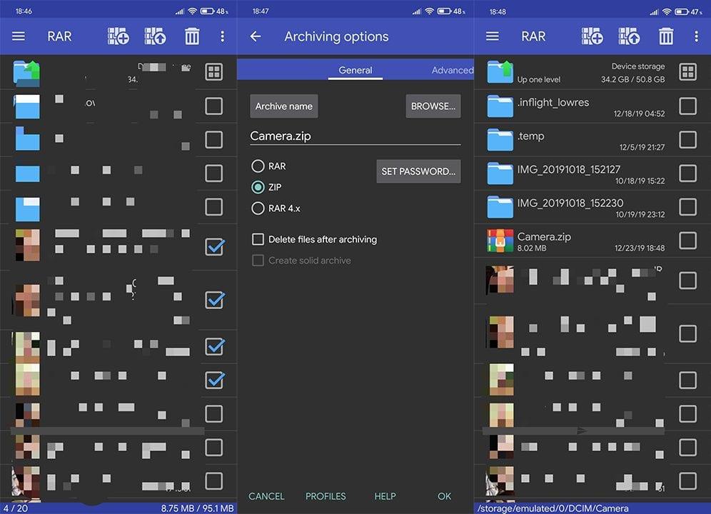 AndroidのGmailでZipファイルを送信する方法