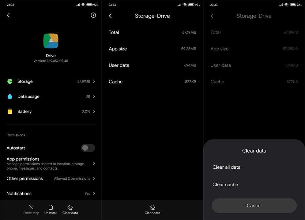 Исправлено: Google Диск продолжает падать на Android