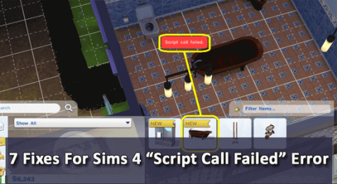 The Sims 4 스크립트 호출 실패 오류에 대한 7가지 수정 사항