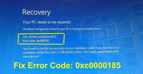 [解決済み]ブート構成データのエラーコード0xc0000185Windows10を修正する方法は？