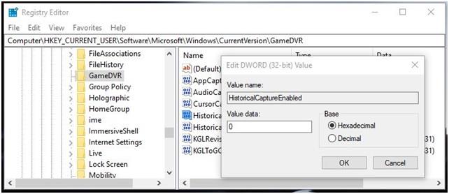 Windows 10でゲームDVRとゲームバーを無効にする方法は？