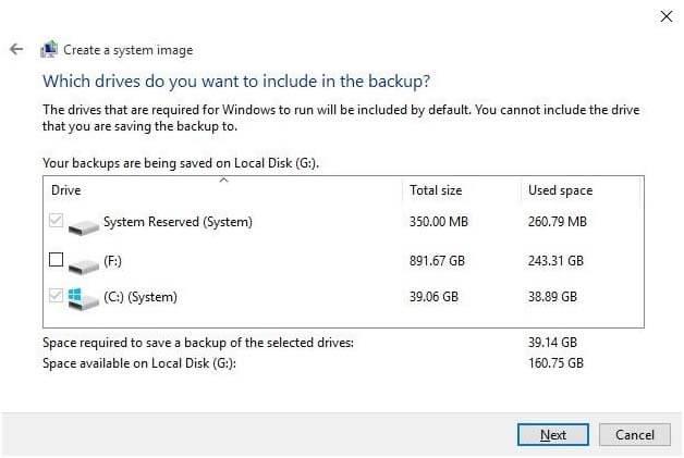 Comment créer une sauvegarde d'image système dans Windows 10