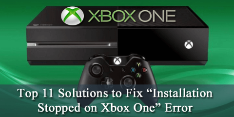 Error de instalación detenida en Xbox One [11 formas principales]