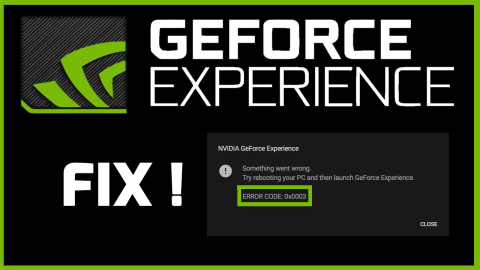 Como corrigir o código de erro NVIDIA GeForce Experience 0x0003 no Windows 10? Como corrigir o código de erro NVIDIA GeForce Experience 0x0003 no Windows 10?