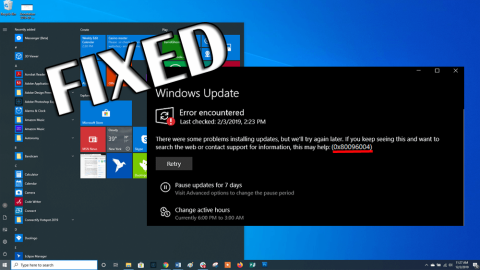 ウィンドウ10の更新エラー0x80096004を修正する方法は？