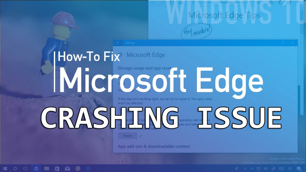 Сбой Microsoft Edge в Windows 10 Проблема [ИСПРАВЛЕНО]