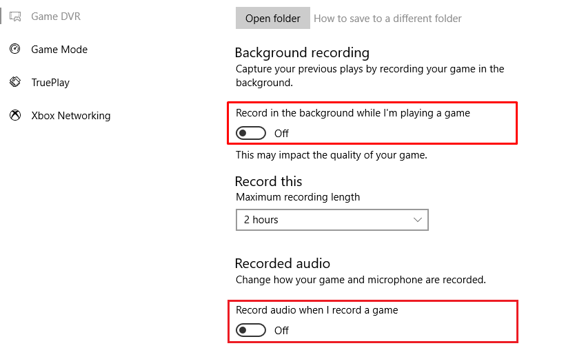 Windows 10でゲームDVRとゲームバーを無効にする方法は？