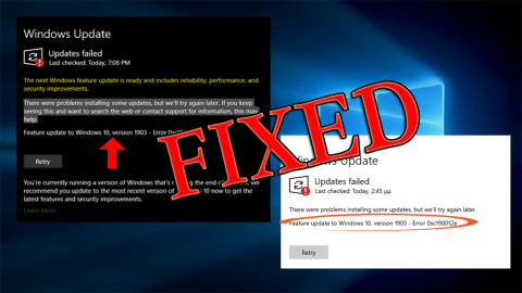 [ROZWIĄZANE] Jak naprawić błąd aktualizacji systemu Windows 0xc190012e?