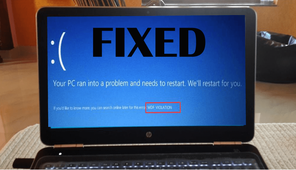 [ИСПРАВЛЕНО] Ошибка WDF_VIOLATION BSOD в Windows 10