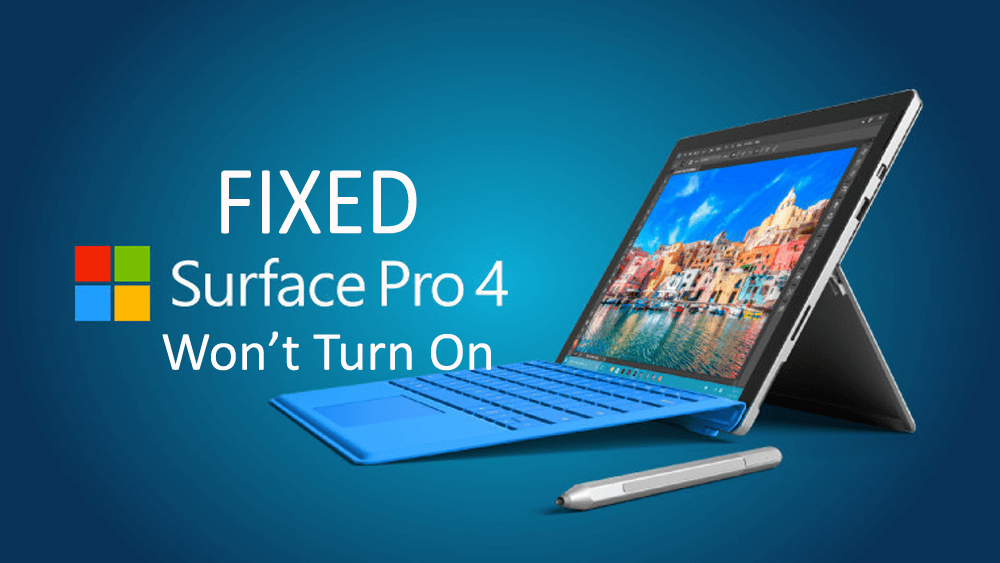 [수정됨] Surface Pro 4가 켜지지 않음