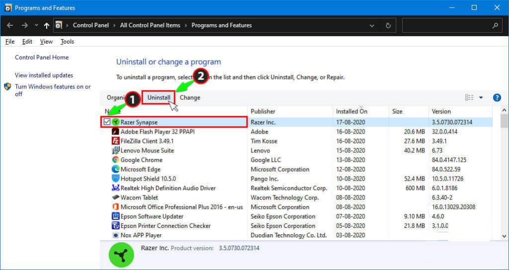 แก้ไข Razer Synapse ไม่เปิดบน Windows PC [7 โซลูชั่นที่ทดสอบแล้ว]