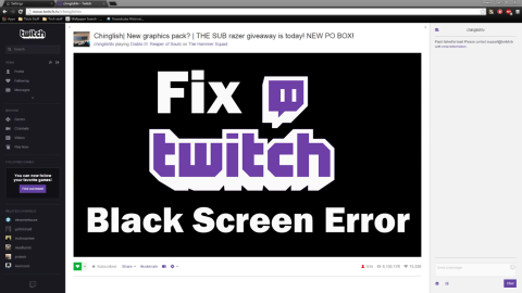 [已解決] 如何修復 Google Chrome 上的 Twitch 黑屏問題？