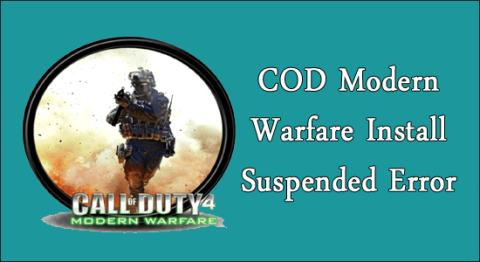 4 correcciones probadas para el error de instalación suspendida de COD Modern Warfare