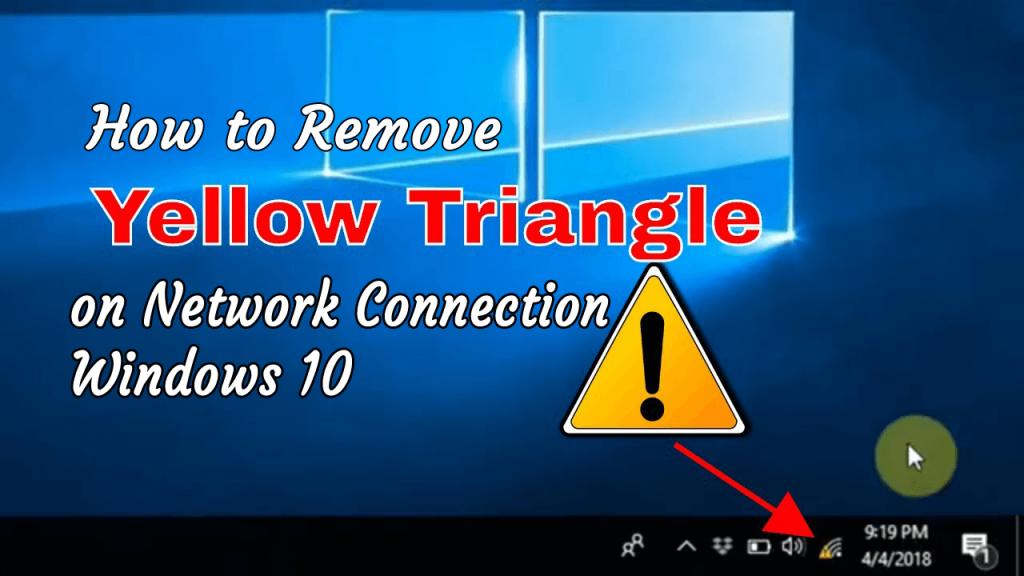 Как убрать желтый треугольник при сетевом подключении Windows 10