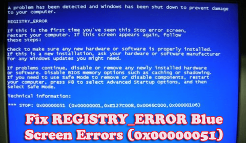 修復 REGISTRY_ERROR 藍屏錯誤 (0x00000051) 的 7 個工作解決方案