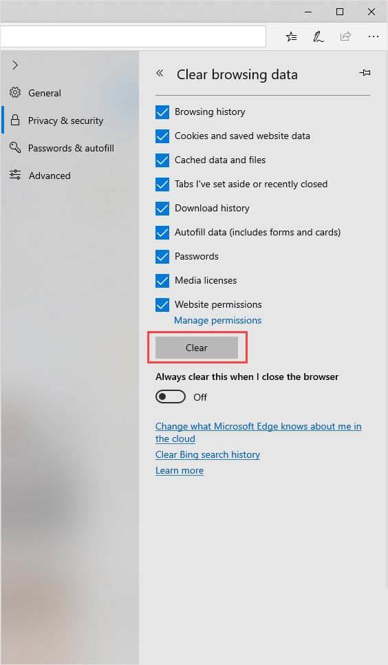 Сбой Microsoft Edge в Windows 10 Проблема [ИСПРАВЛЕНО]