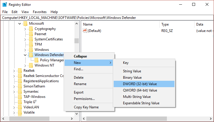 WindowsDefenderがWindows10で起動しない[修正済み]