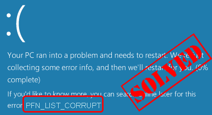 [已解決] 如何修復 PFN_LIST_CORRUPT 藍屏錯誤（0x0000004E）？