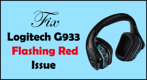 Logitech G933 깜박이는 빨간색 문제를 해결하는 7가지 방법
