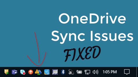 [แก้ไขแล้ว] ปัญหาการซิงค์ OneDrive บน Windows 10