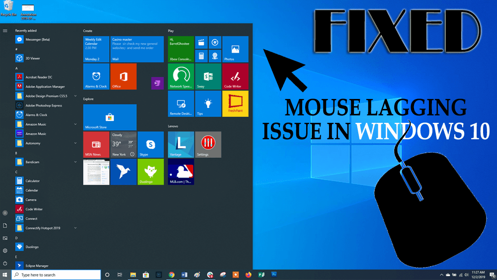 Как исправить отставание мыши в Windows 10?