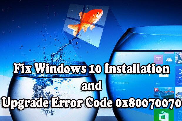 [Решено] Как исправить ошибку обновления Windows 10 0x80070070?