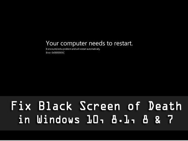 Windows10の死の黒い画面を修正する[拡張ガイド]