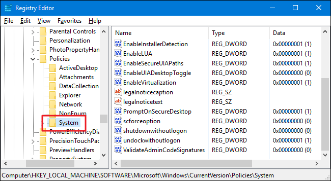PC/ラップトップでフルスクリーンのWindows10ユーザーアカウント制御（UAC）プロンプトを無効にする手順