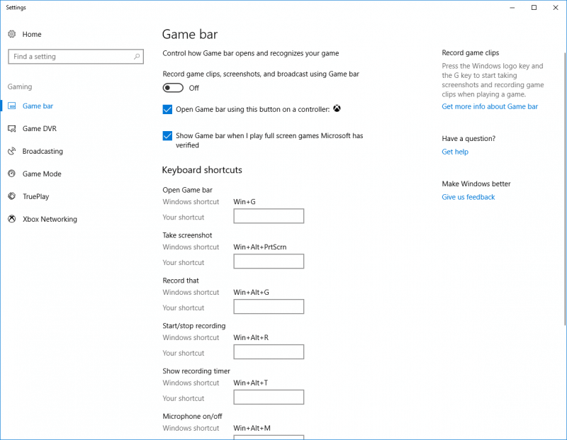 Windows 10でゲームDVRとゲームバーを無効にする方法は？