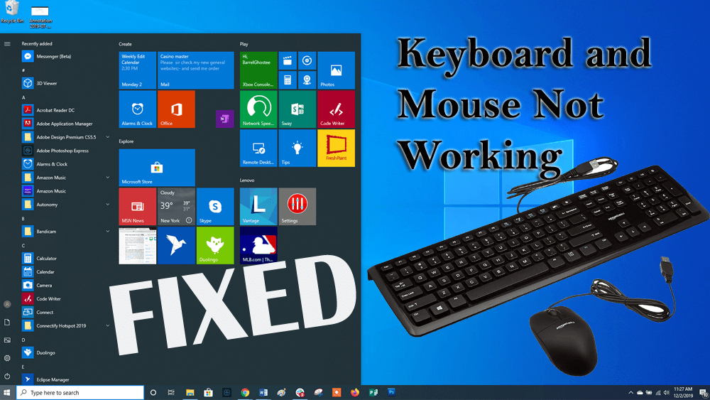 [Решено] Клавиатура и мышь не работают после обновления до Windows 10