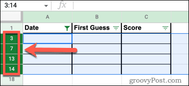 Как удалить пустые строки в Google Sheets