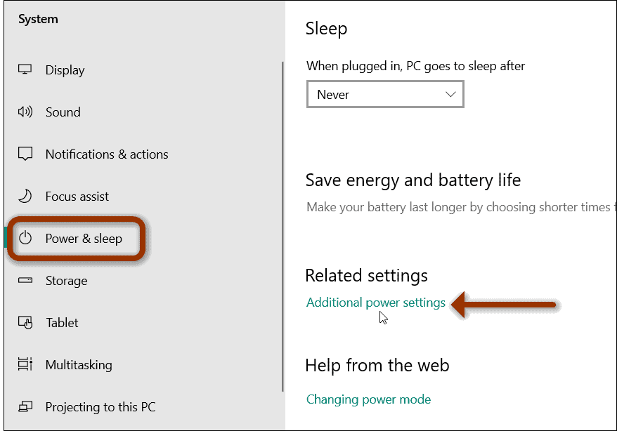 Как включить режим гибернации в Windows 10