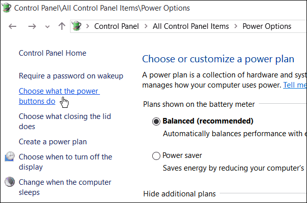 Как включить режим гибернации в Windows 10
