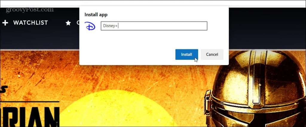 Windows 10にDisney Plusをアプリとしてインストールする方法