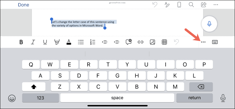 วิธีการเปลี่ยนตัวพิมพ์ใหญ่หรือตัวพิมพ์เล็กใน Microsoft Word