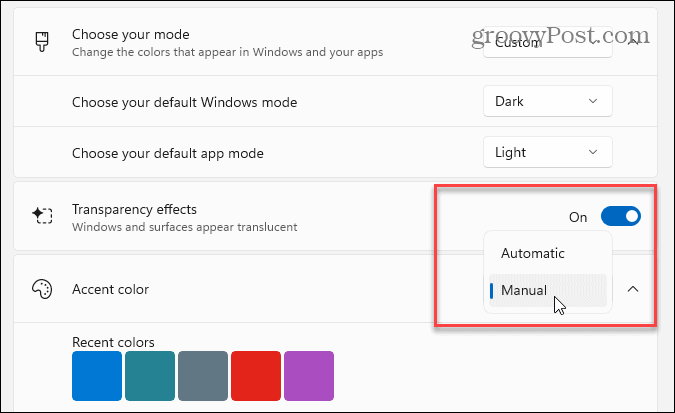 Как изменить цвета меню «Пуск» и панели задач Windows 11