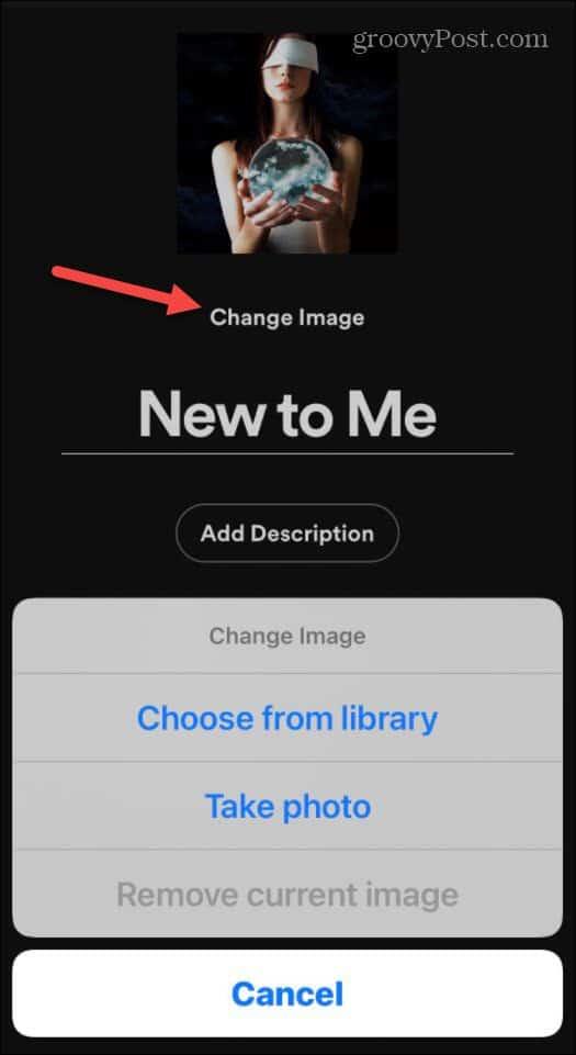 Spotifyプレイリストの画像を変更する方法